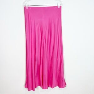 L'AGENCE Clarisa Bias-cut A-line Maxi Skirt